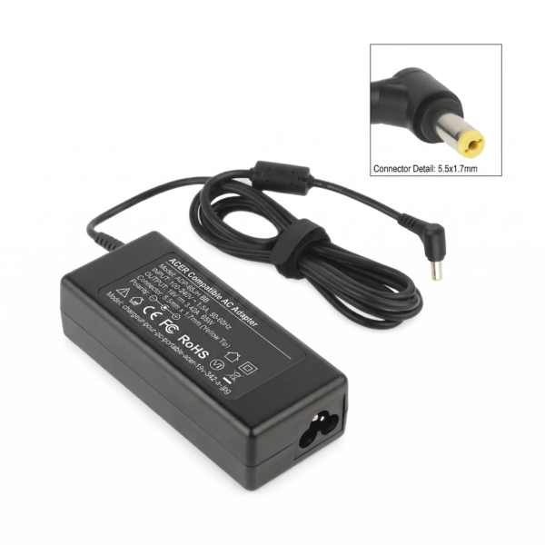 Chargeur PC portable Acer 19V 3.42A 5.5x1.7mm 65W Algérie