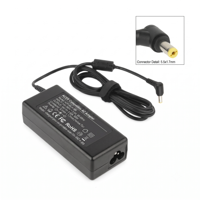 Chargeur PC portable Acer 19V 3.42A 5.5x1.7mm 65W Algérie