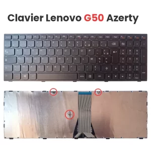 Clavier Lenovo G50Azerty avec pavé numérique image