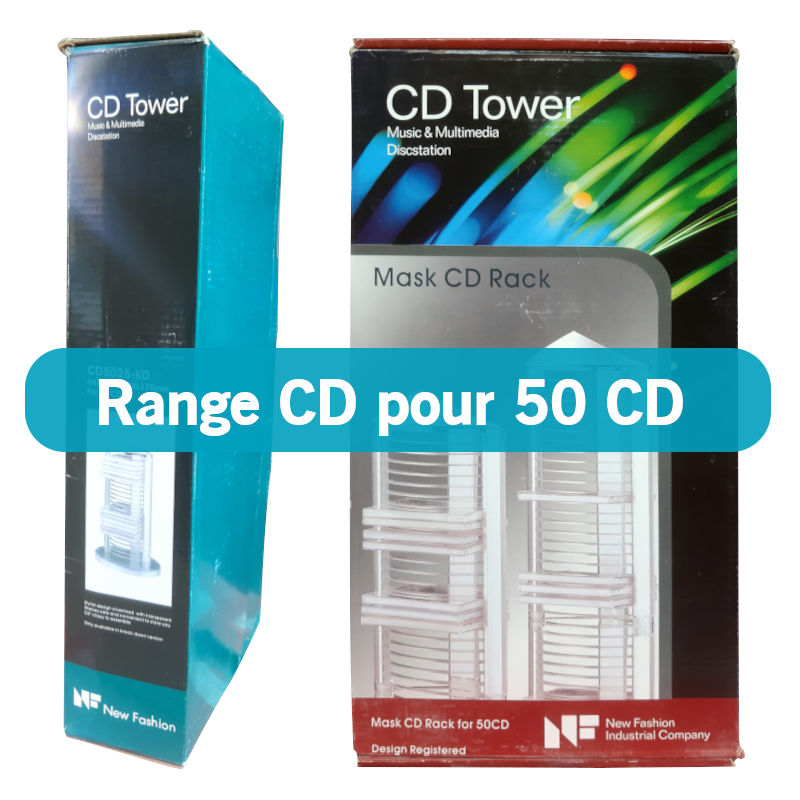 Range CD 5050-KD pour 50 CD - CAPMICRO