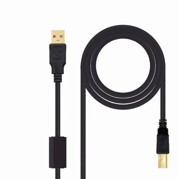 Cable USB dimprimante 1.5 metres avec filtre anti parasite Algerie