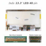 Dalle ecran 14.1 pouces LCD 30 pin WXGA 1280x800 pour PC portable Algerie