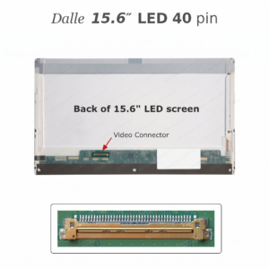 Dalle ecran 15.6 pouces LED 40 pin HD 1366x768 pour PC portable Algerie
