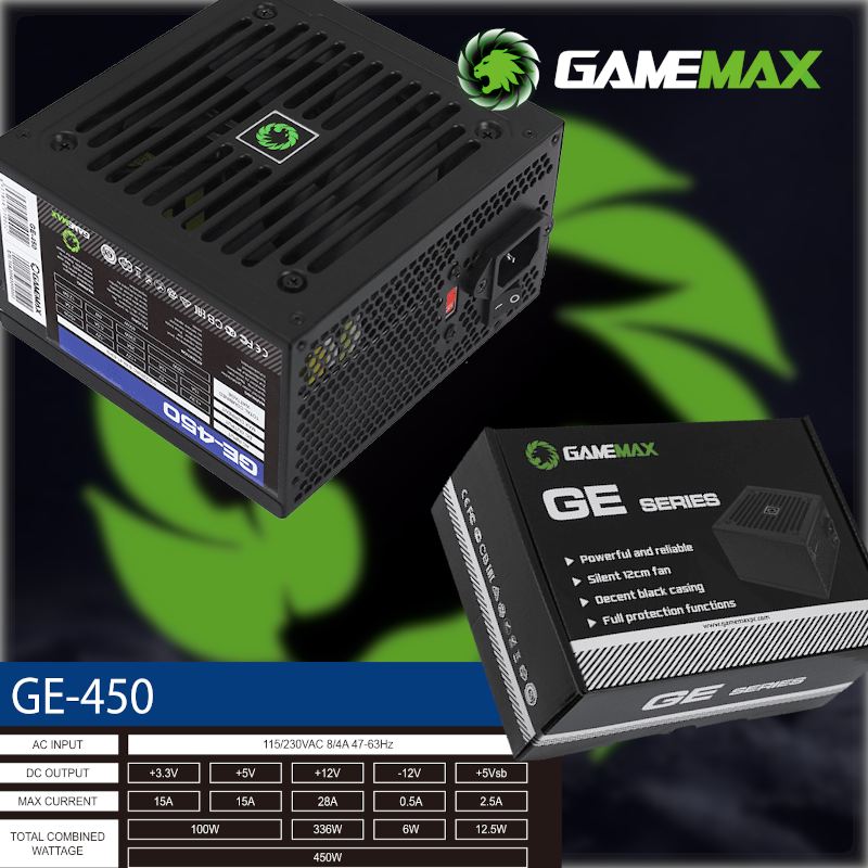 Alimentation Gamemax GE450 #001