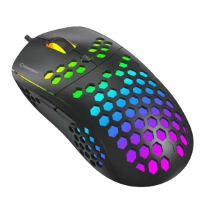 Souris gaming ultra-légère GameMax MG8 avec coque en nid d'abeille et RGB Algérie