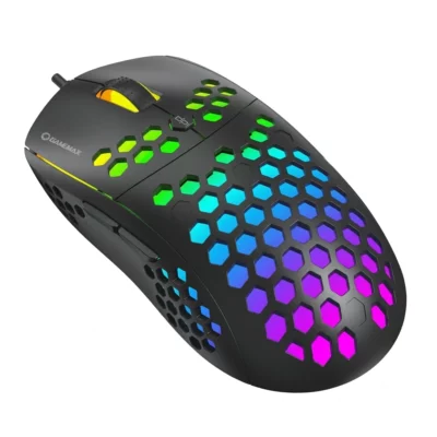 Souris gaming ultra-légère GameMax MG8 avec coque en nid d'abeille et RGB Algérie