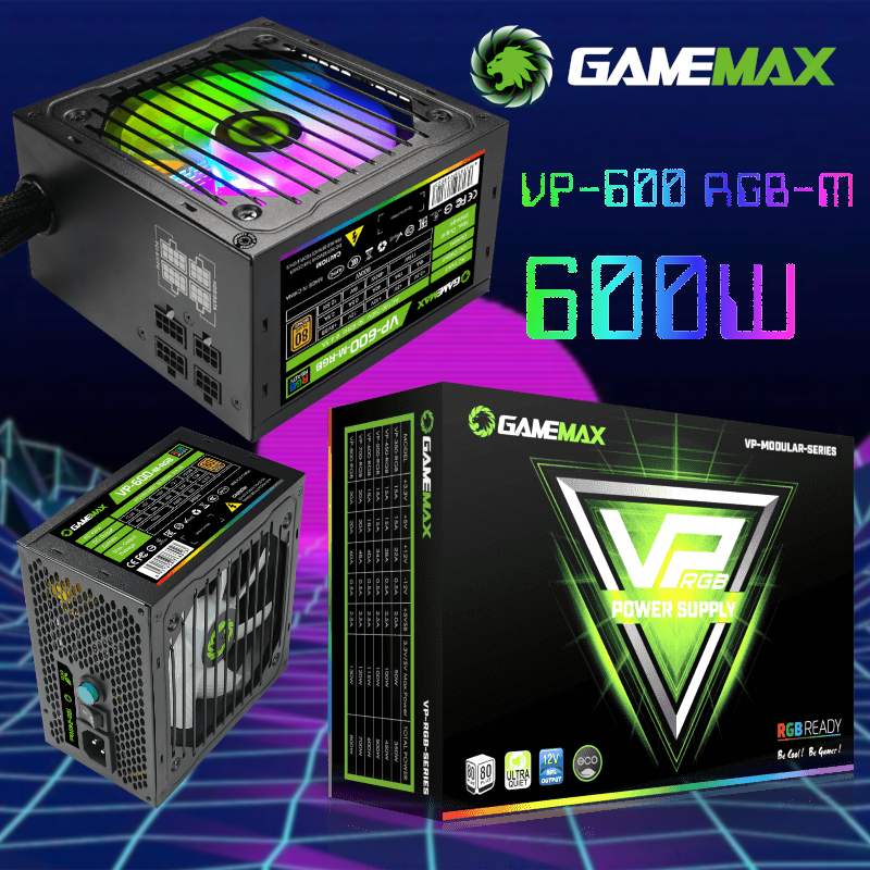 VP600 RGB-M GAMEMAX Alimentation 600W image #00