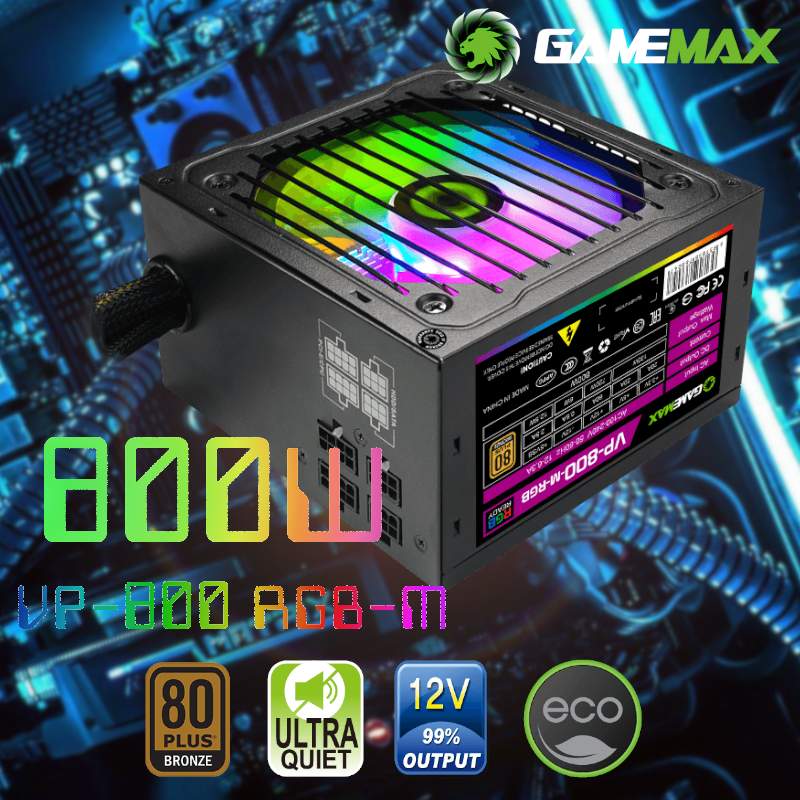 VP800 RGB-M GAMEMAX Alimentation 800W image #00