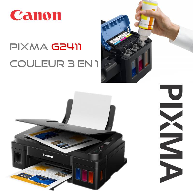 Canon PIXMA G3411 WiFi Imprimante multifonction à réservoirs