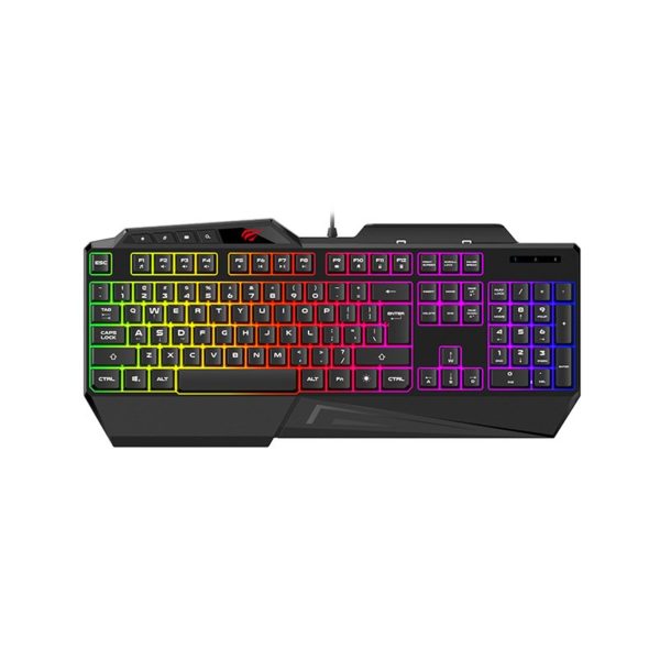 Clavier Gamer Rétro-éclairé et multifonction HAVIT KB488L RGB AZERTY image #02