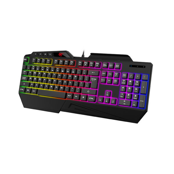 Clavier Gamer Rétro-éclairé et multifonction HAVIT KB488L RGB AZERTY image #05