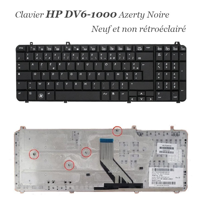 Clavier sans fil mode double HP 1000 - QWERTY - HP Store France