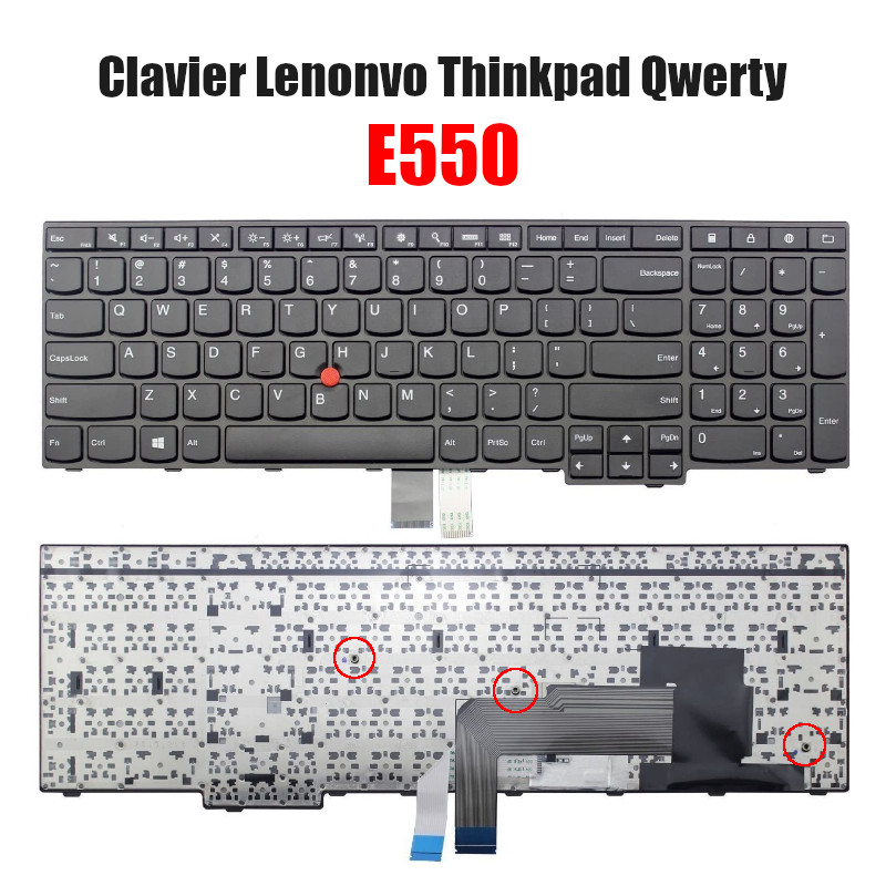 Clavier pour PC Portable IBM/Lenovo Lenovo ThinkPad Edge E550