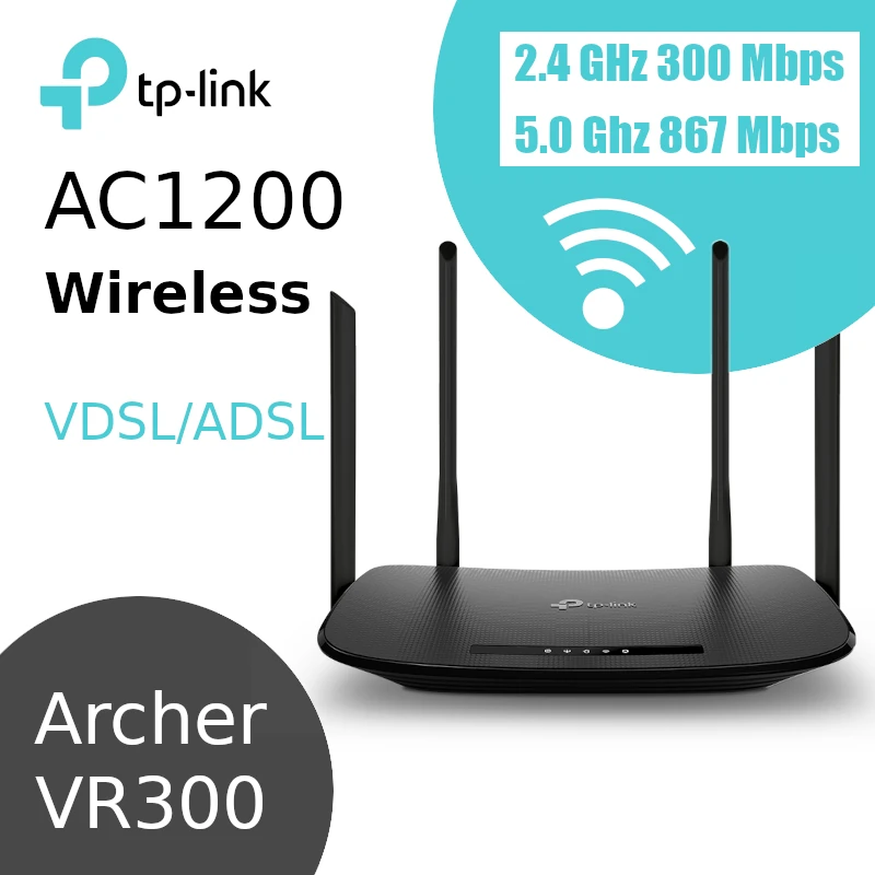 Modem - WiFi Routeur VR300 VDSL/ADSL AC1200 TP-Link CAPMICRO