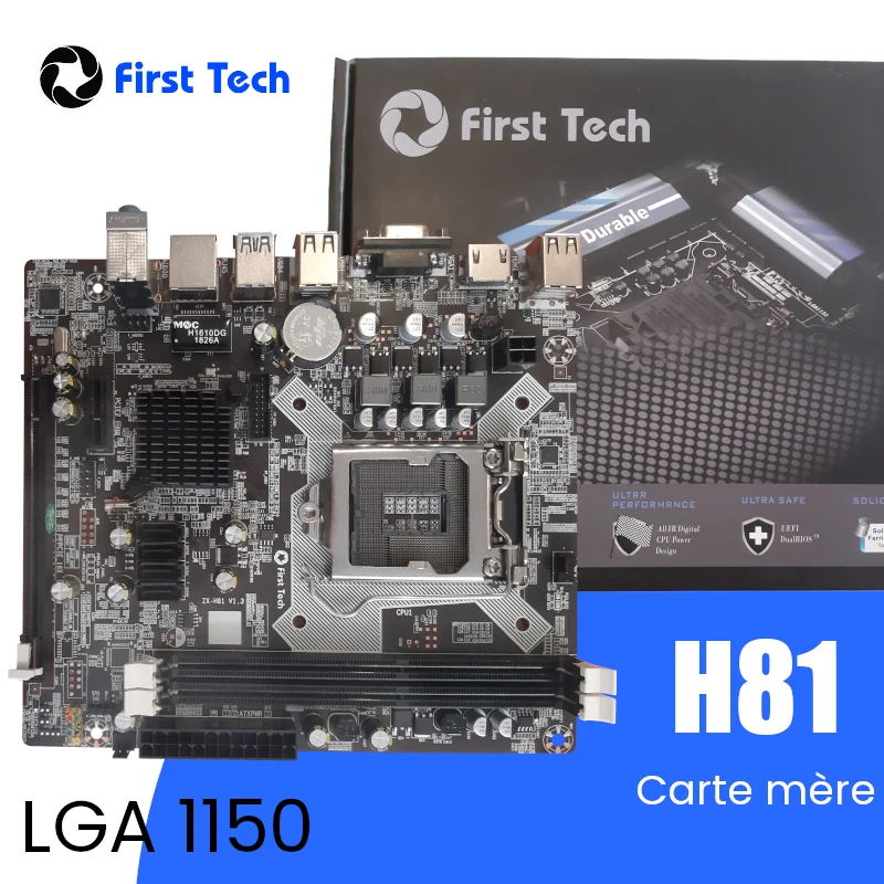 Carte mère H81 micro-atx first-tech LGA 1150 - CAPMICRO