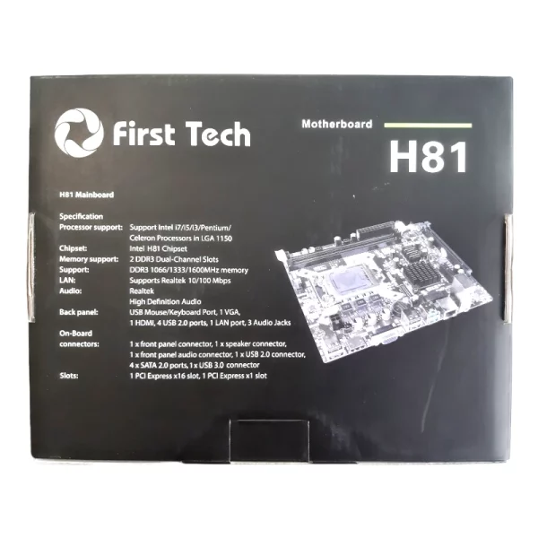 Carte mère H81 micro-atx first-tech LGA 1150 image #04