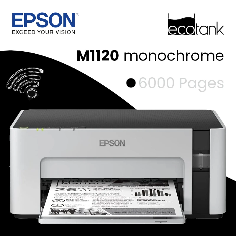 Epson EcoTank ET-M2120 - imprimante multifonctions - Noir et blanc