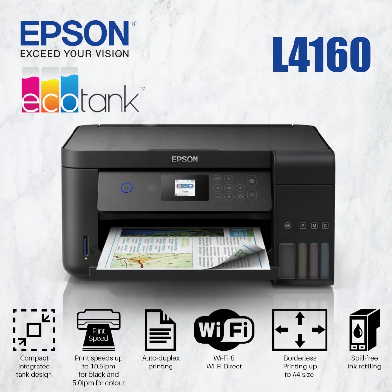 Imprimante EPSON L4160 - Vente matériels et accessoires informatique au  Sénégal