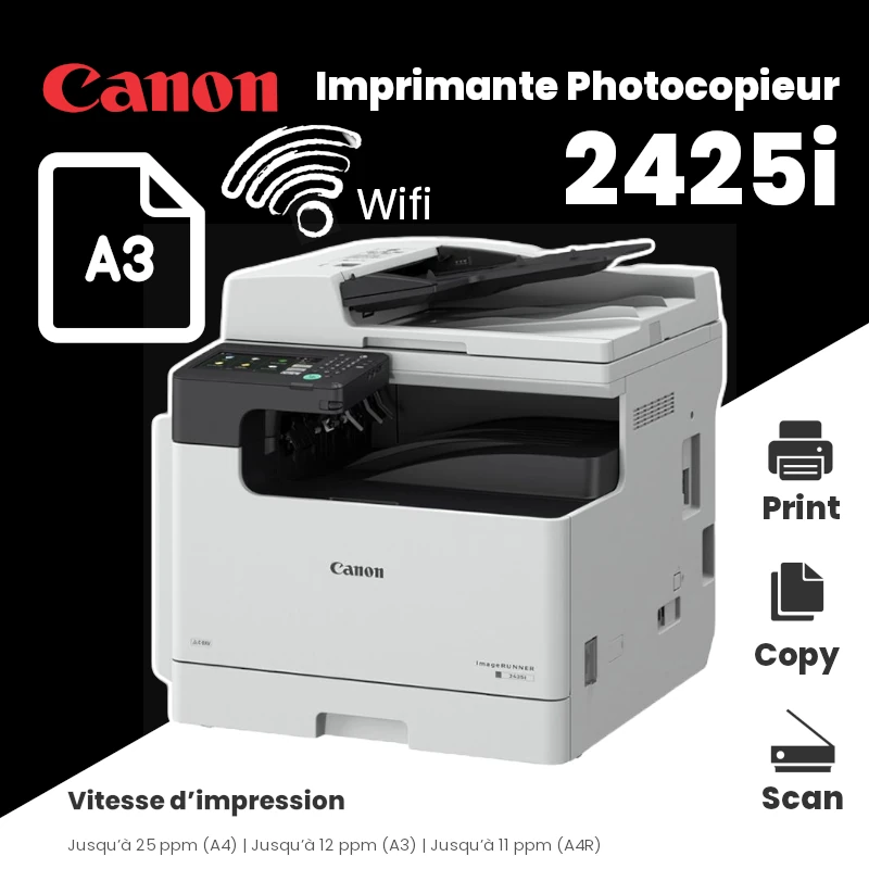 Location Photocopieur Couleur A4/A3 Canon CX C3725i 25 ppm