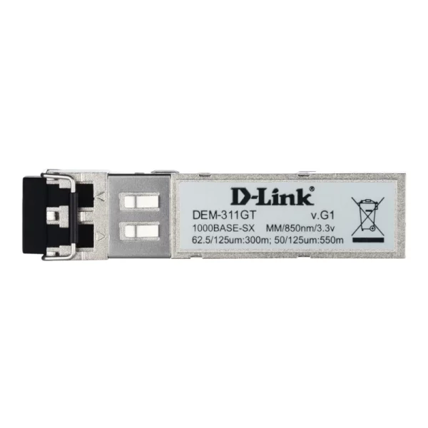 Transceiveur mini-Gbic fibre multimode SFP LC 1000Base-SX (550m) DEM-311GT image 02