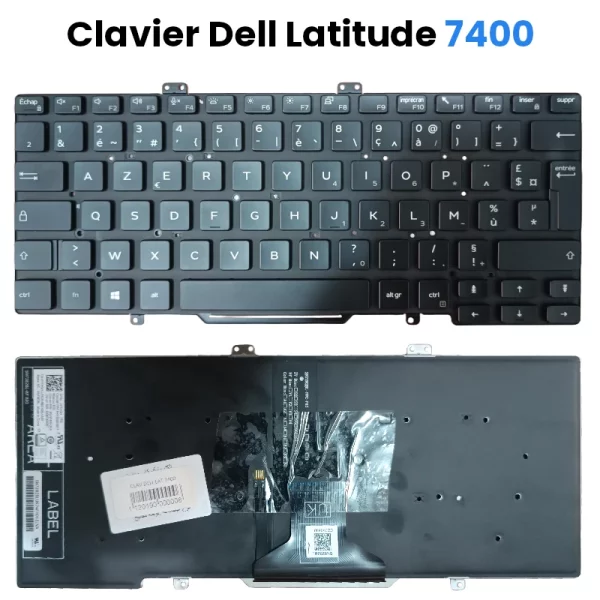 Clavier Dell Latitude 7400 Azerty