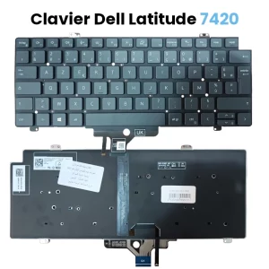 Clavier Dell Latitude 7420 Azerty