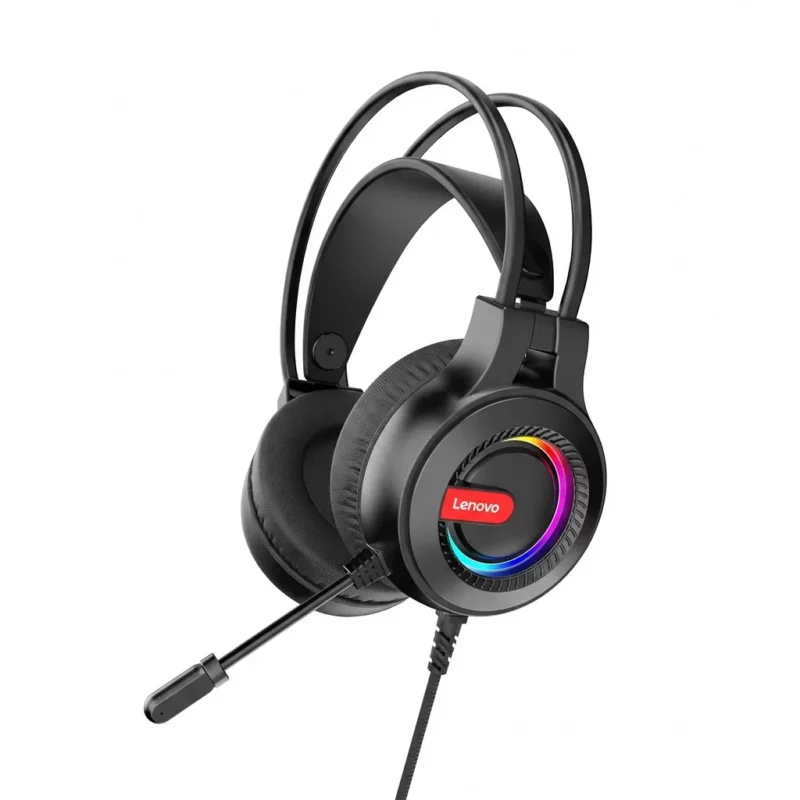 Casque Gaming Lenovo thinkplus G80-A 50mm RGB Noir