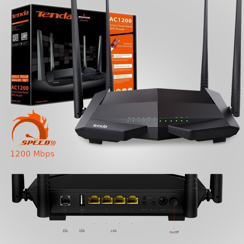 AC1200 Modem Tenda AC1200 image #001