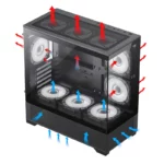 Boitier Gaming Micro ATX GAMEMAX Vista MB Black image 03