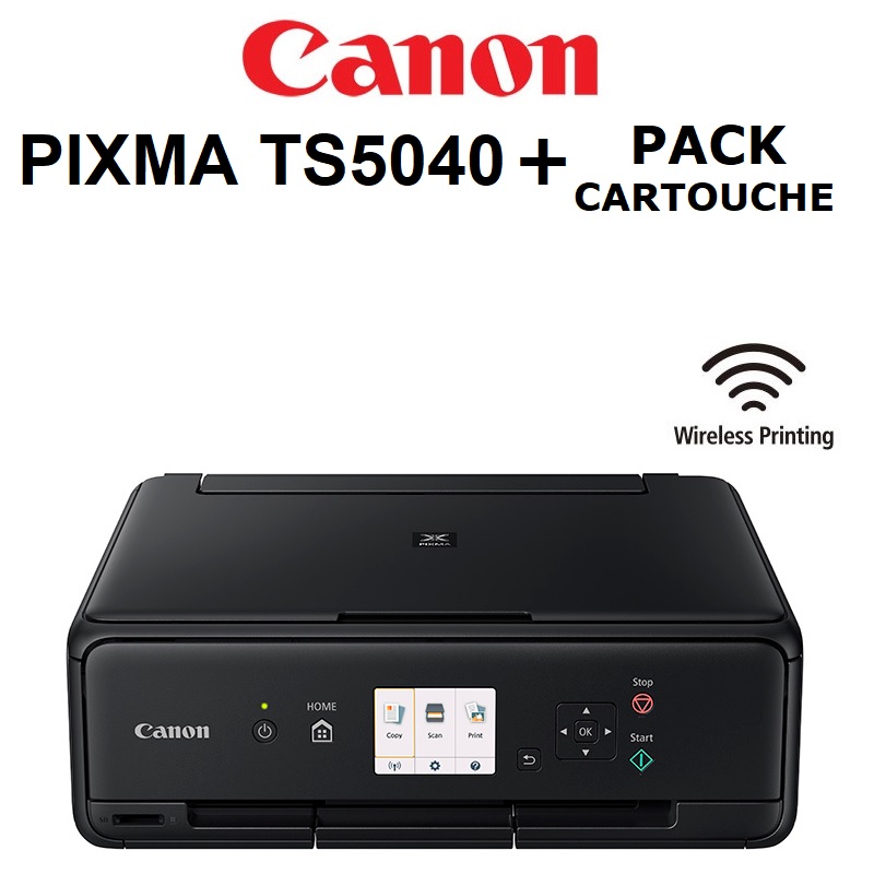 CANON Pixma TS5040 Imprimante MF jet d'encre + Pack cartouche Offert
