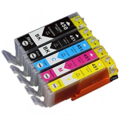 Cartouche Compatible Canon PGI-450XL CLI-451XL Pack 5