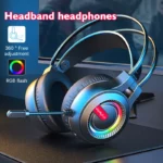 Casque Gaming Lenovo thinkplus G80-A 50mm RGB Noir