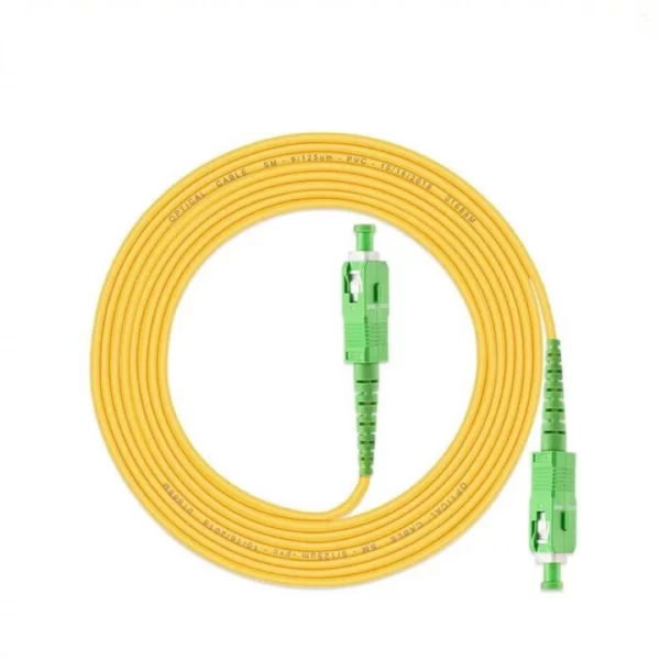 Câble Fibre Optique Jaune 20M
