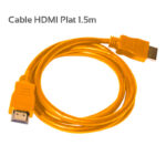 Cable HDMI Plat 1.5m Haut Débit Ethernet image #01