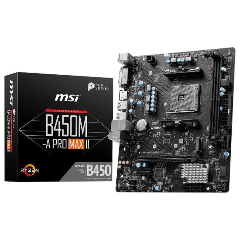 Carte mère MSI B450M‑A PRO MAX II