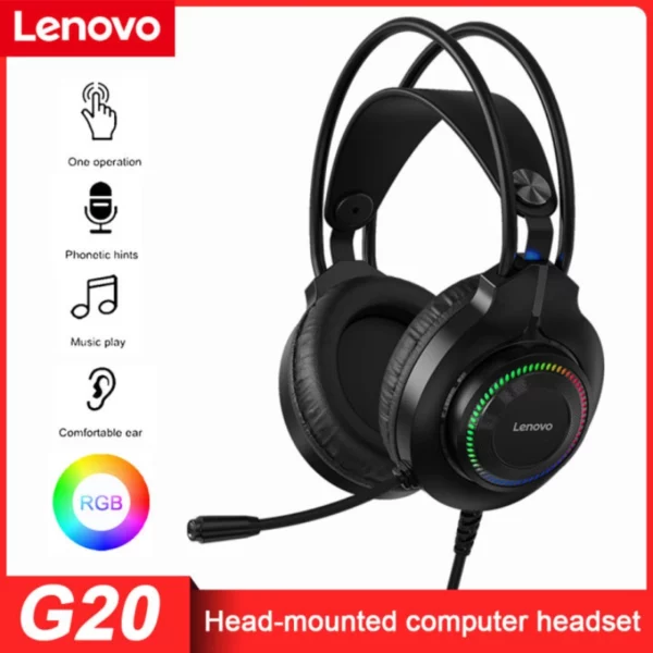 Casque Lenovo G20 USB‑RGB 7.1