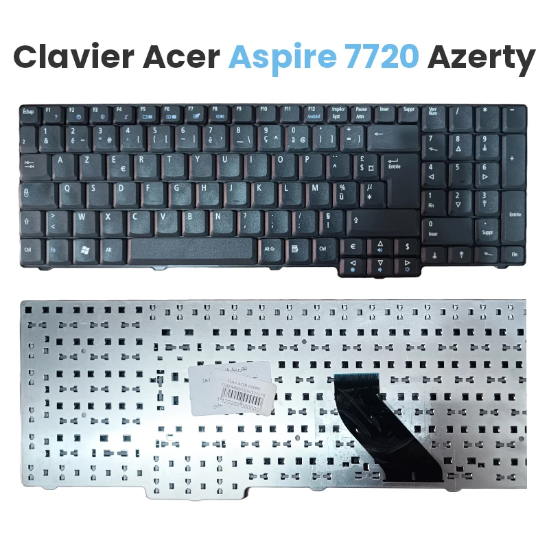 Clavier Acer Aspire 7720 Azerty