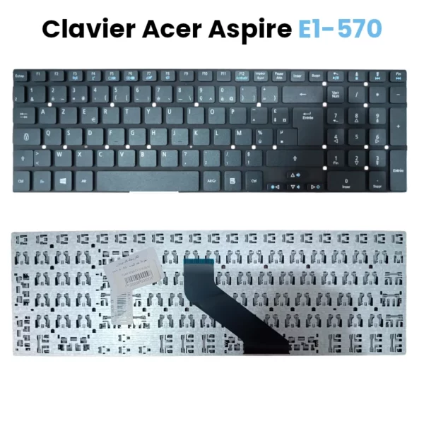 Clavier Acer Aspire E1 570 Azerty avec pavé numérique