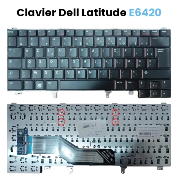 Clavier Dell Latitude E6420 Azerty