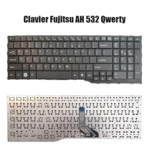 Clavier Fujitsu AH532 QWERTY Noir avec Pavé Numérique