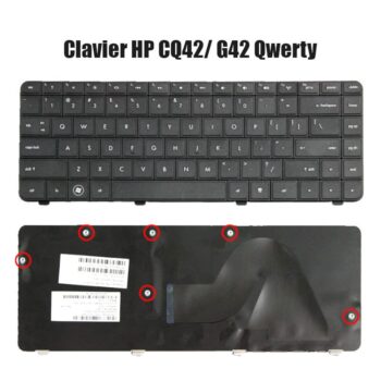 Clavier HP CQ42 G42 QWERTY Noir