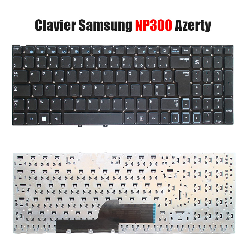 Clavier SAMSUNG NP300 Azerty Noir (Compatible) Clavier SAMSUNG NP300 Azerty Noir (Compatible)