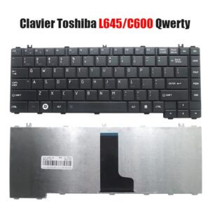 Clavier Toshiba L645 L635 C600 C635 C645 QWERTY Noir