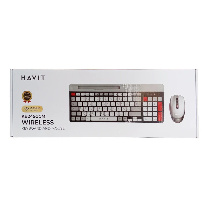 Combo Clavier Souris Havit KB245GCM Sans fil 2.4GHz image 01