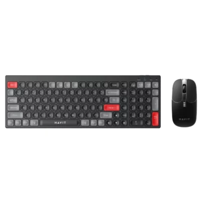 Combo Clavier + Souris Sans Fil HAVIT KB830W 2