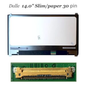Dalle LCD 14.0 Slim 30 Pin 1366x768 PC Portable