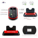 Docking station 875D pour HDD SSD 2.5 3.5 SATA IDE image #01