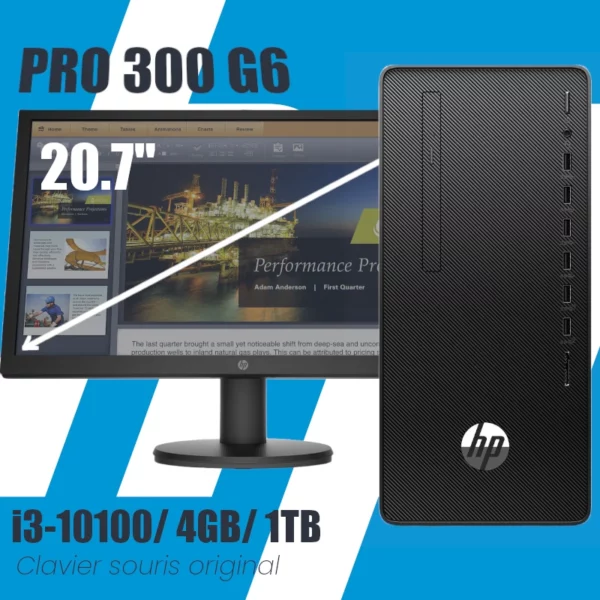 HP Pro 300 G6 I3-10100