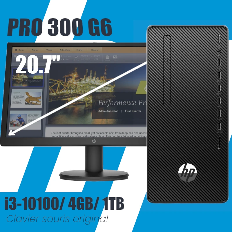 HP Pro 300 G6 I3-10100