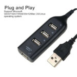 HUB 4 Ports USB2.0 High Speed Multi Splitter Expansion image #03